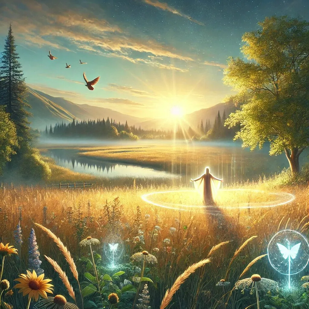 Illustration for the poem "Doubt Is Gone; I Boldly Recognize You in Everything"