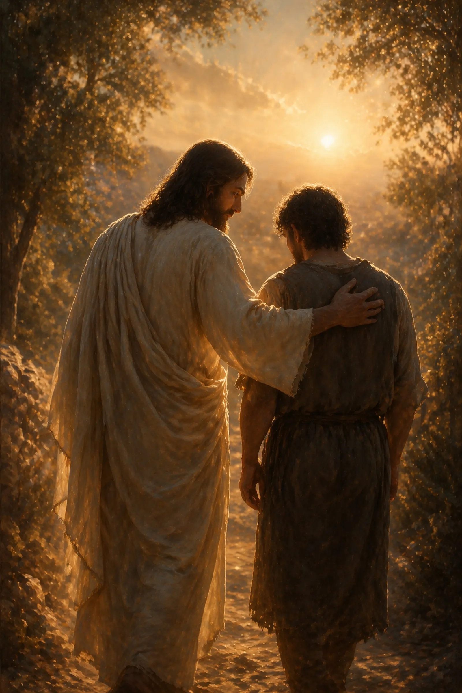 Illustration for the poem “O God, Dear God...”