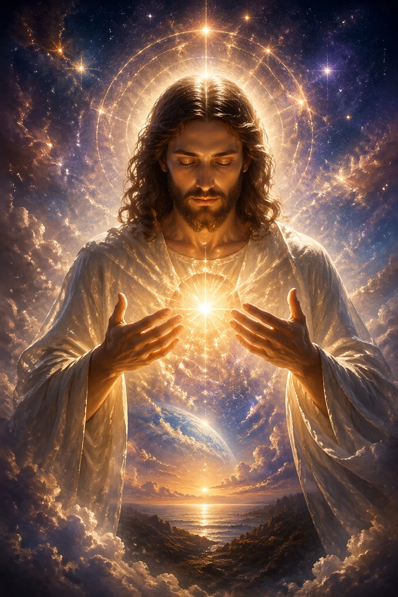 Illustration for the poem “I Am the Christ”