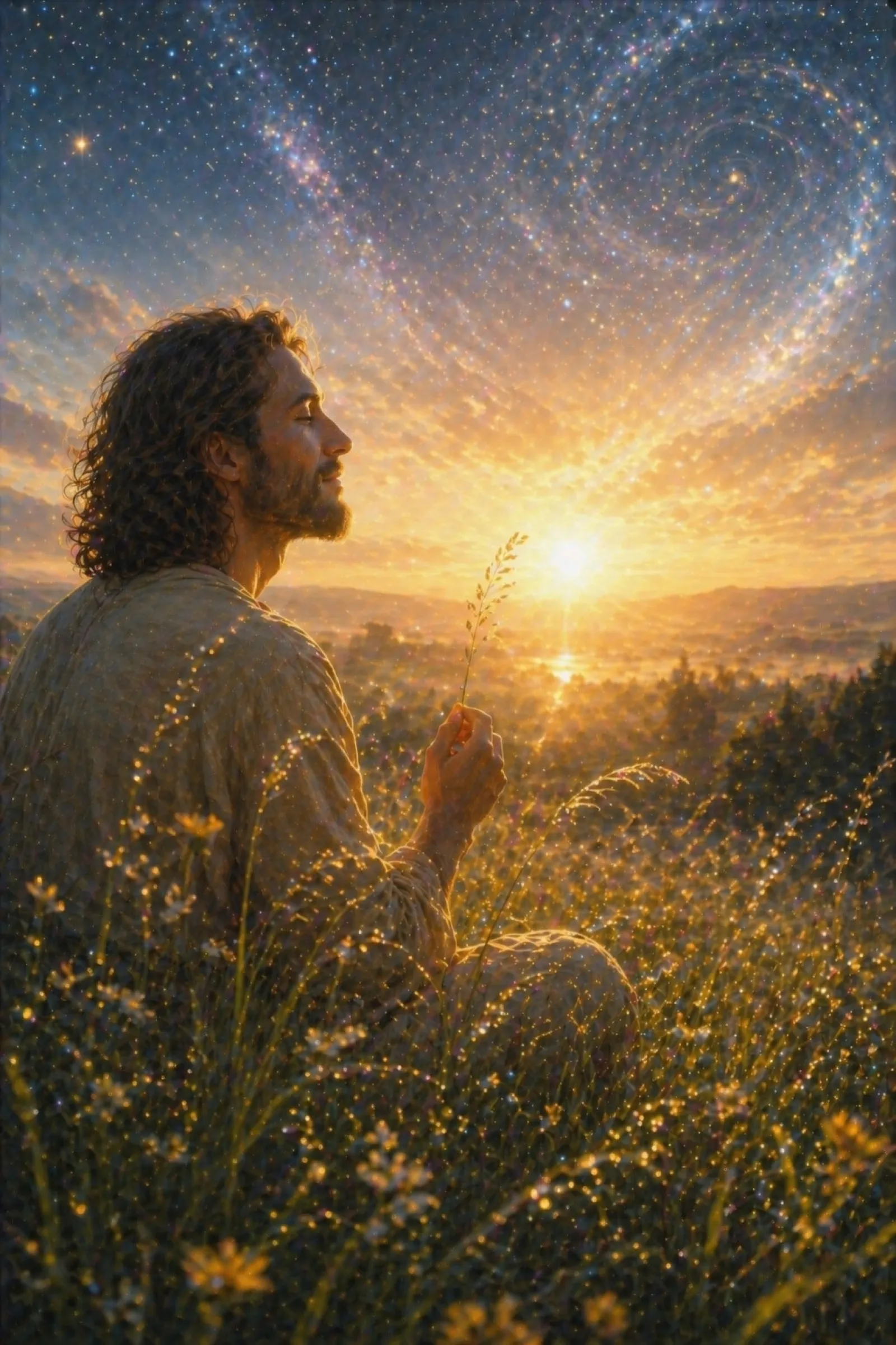 Illustration for the poem “Doubt Is Gone; I Boldly Recognize You in Everything”