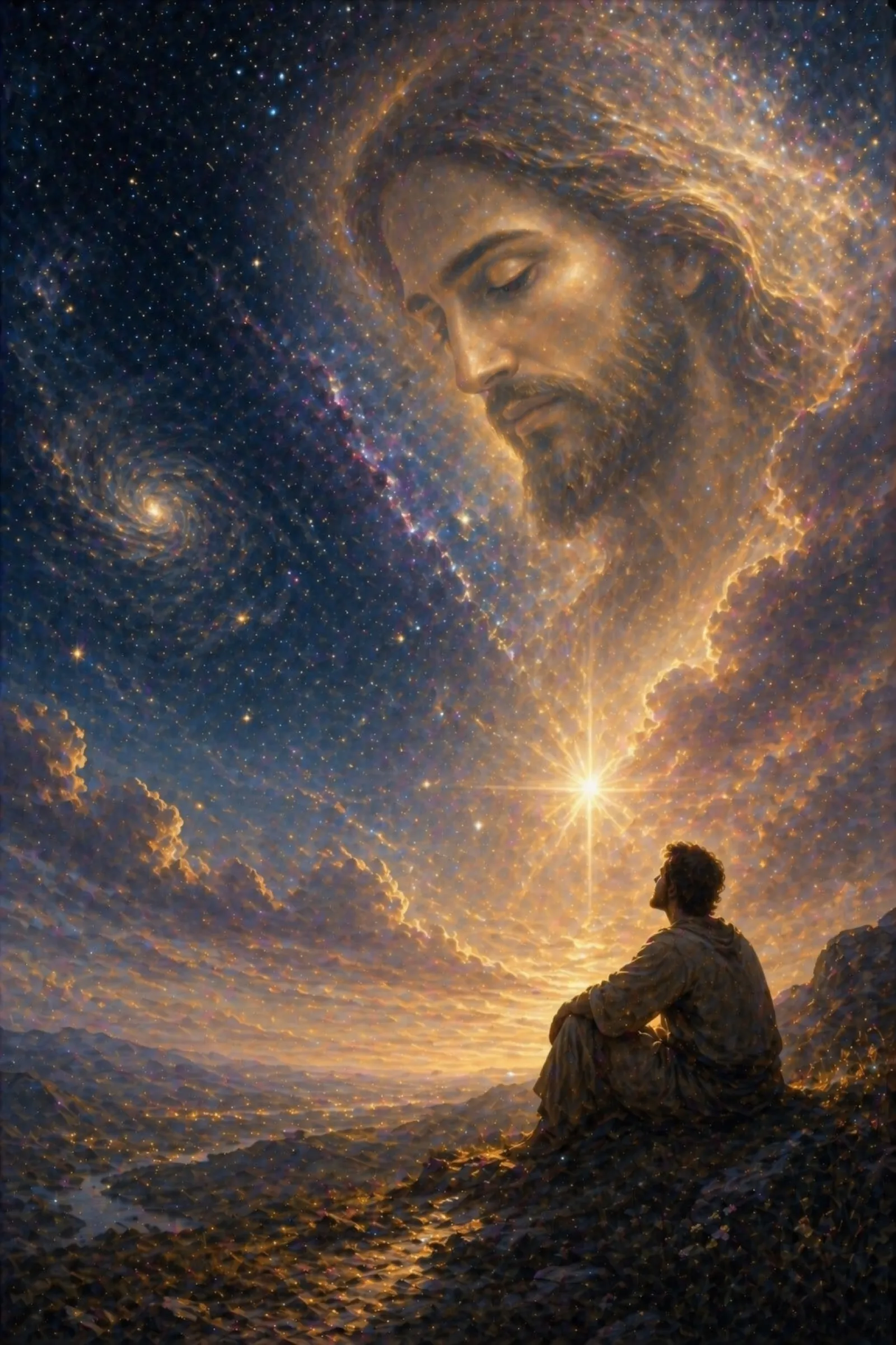 Illustration for the poem “You Are My Maker, and I Am Warmed by You”