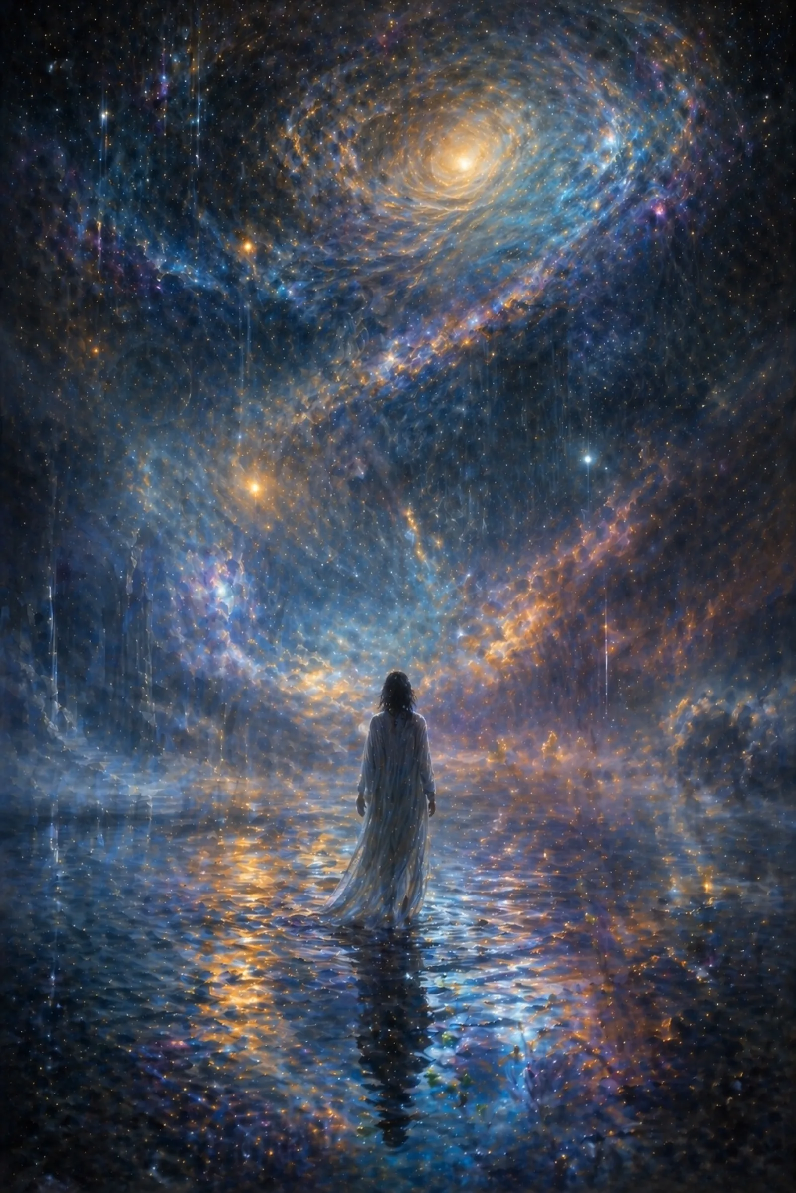 Illustration for the poem “The Breath of the Universe”