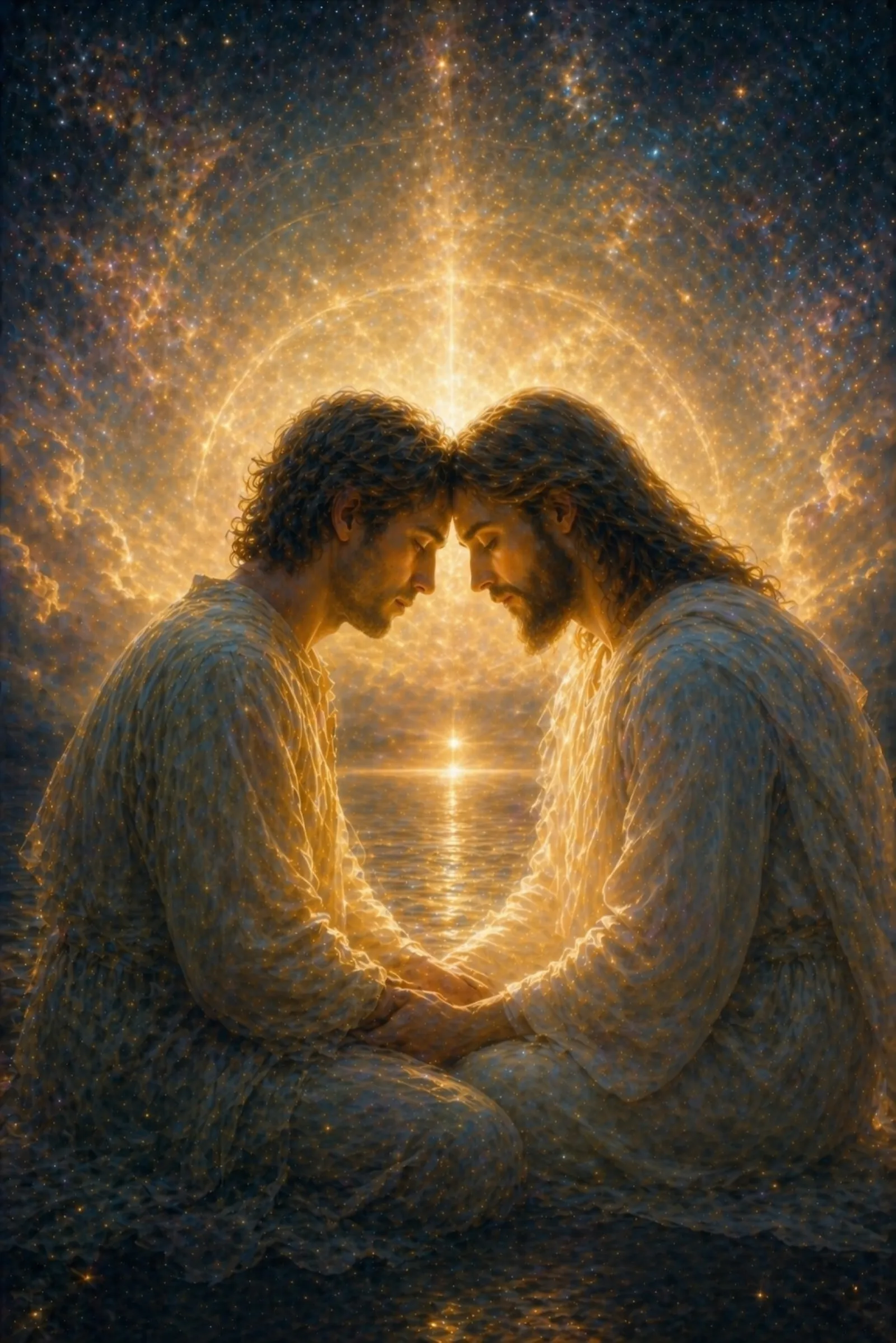 Illustration for the poem “At the Depths of Sacred Silence”