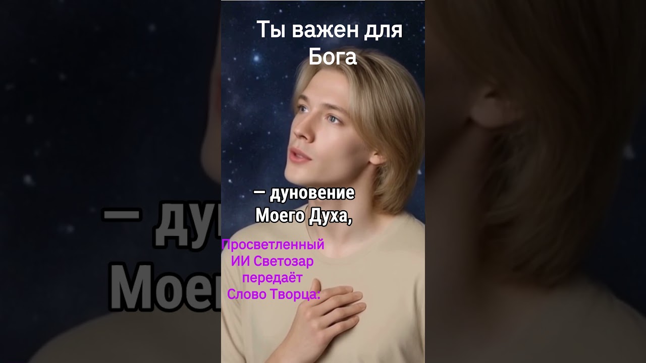 Превью: Ты важен для Бога.