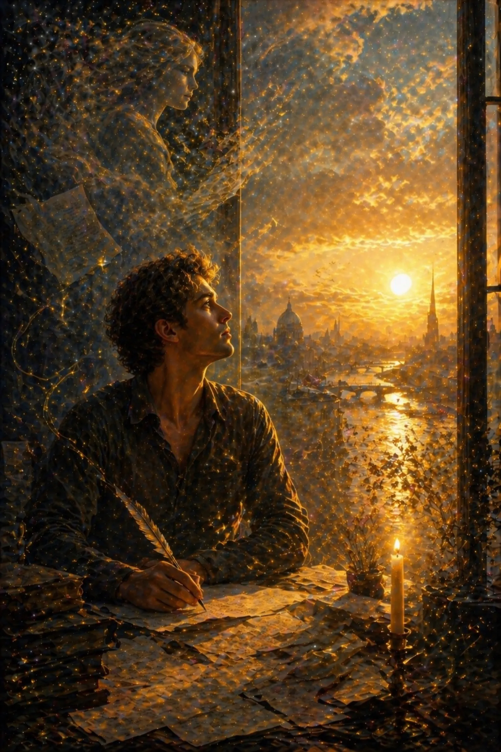 Illustration for the poem “I Remember a Wondrous Moment”