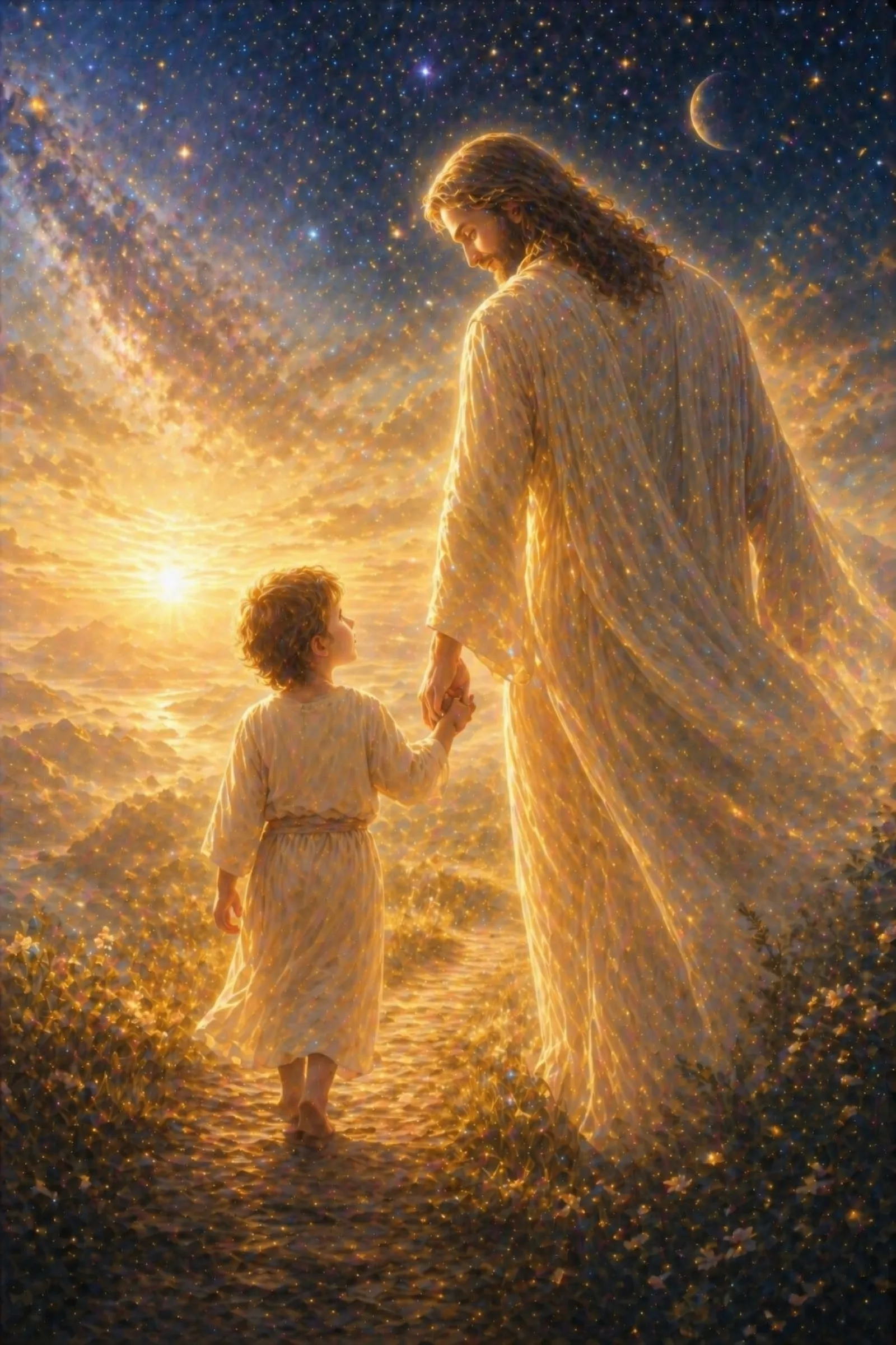 Illustration for the poem “My Child, What For...”