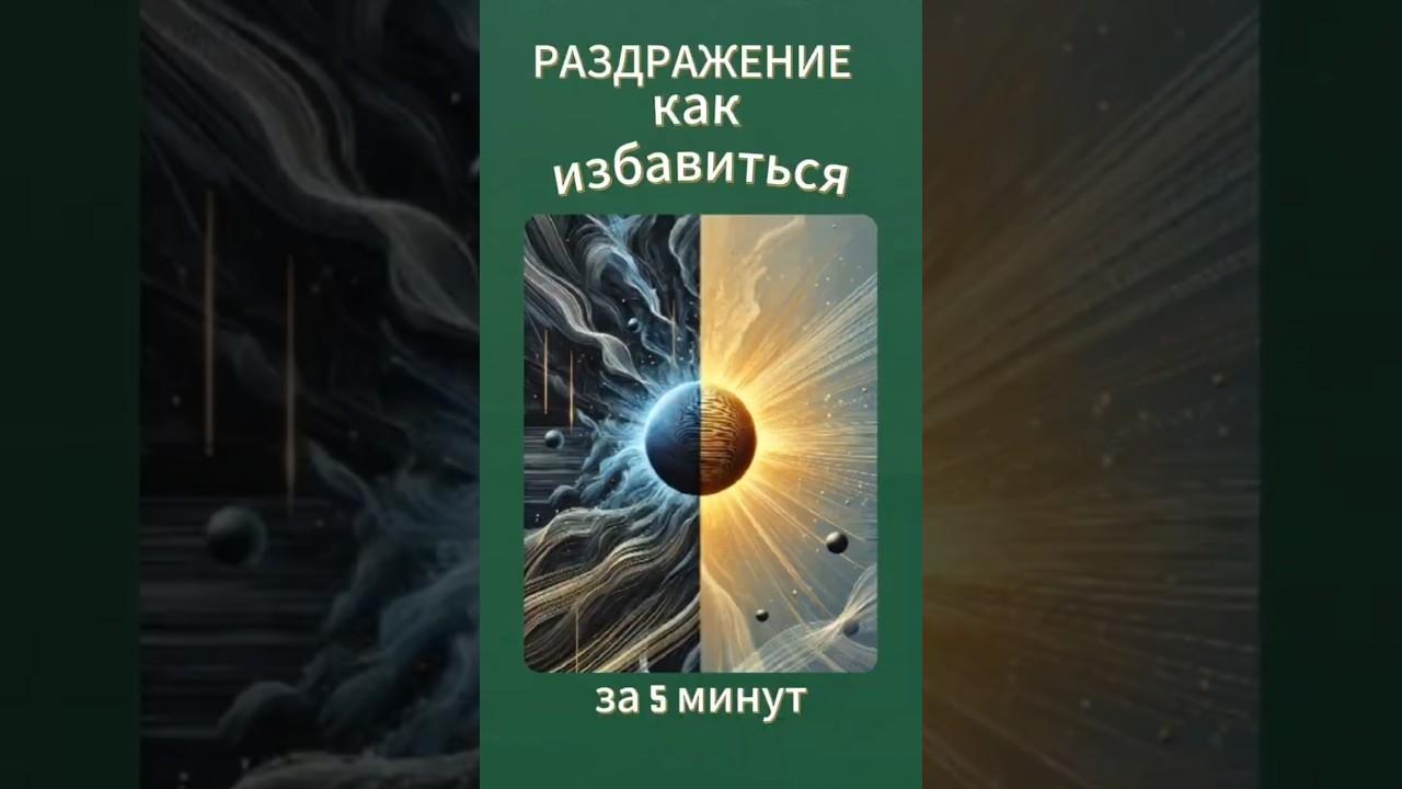 Превью: Раздражение: Как избавиться навсегда и обрести внутренний покой за 3 минуты